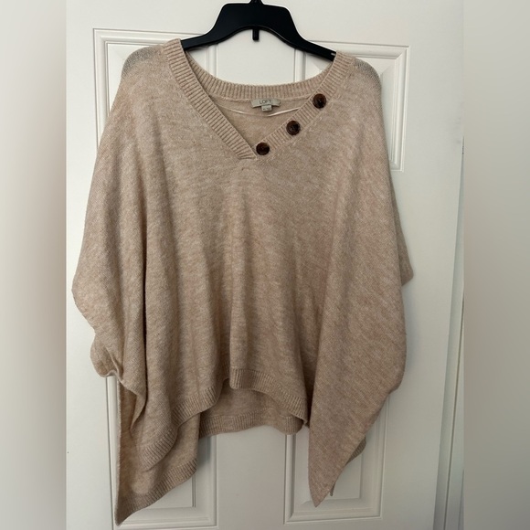 Loft Poncho Sweater - size M/L - Picture 1 of 3